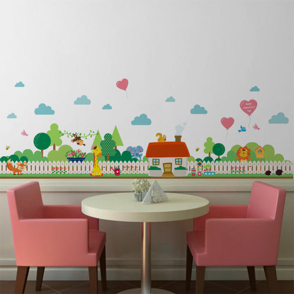 Cartoon Bedroom Warm Wall Sticker