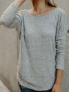 Cross Back V-Neck Fashion Pullover Sweater