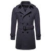 New Large Size Long Woolen Coat