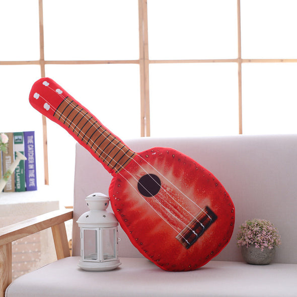 Guitar Fruit Pillow