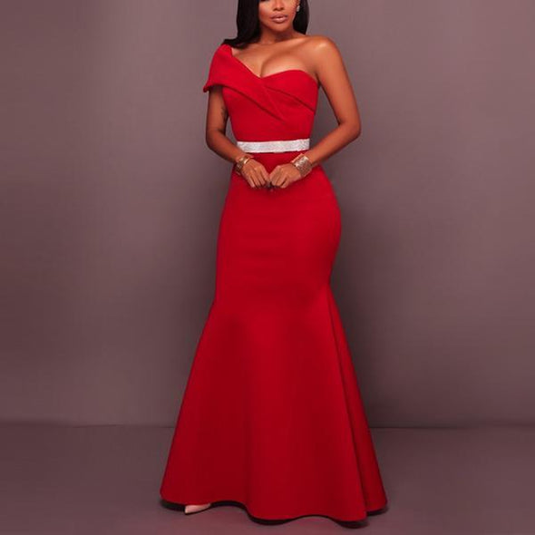 Sexy Sleeveless Backless Evening Dress