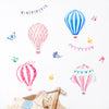 Cartoon Hot Air Balloon Wall Sticker