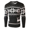 New Men's O-neck Slim Fashion Deer Sweater