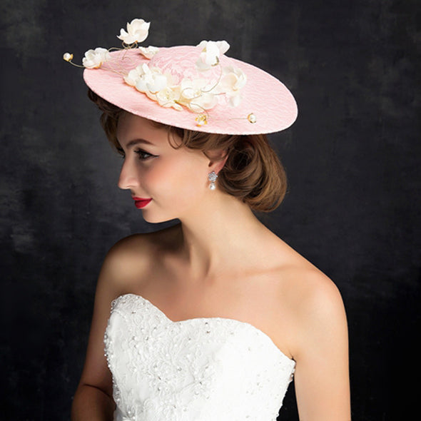 New Lace Flower Fashion Top Hat