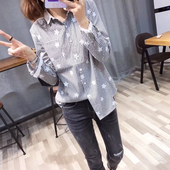 Women's Fashion Long-Sleeved Shirt