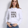 Printed Long Sleeve Round Neck Hoodies