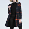 Classic Plaid Woolen Coat Jacket Outwear