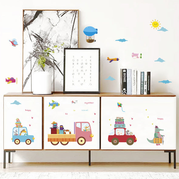 Cartoon Car Wall Sticker