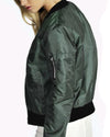 Solid Color Fashion Zip Stand Collar Jacket