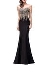 Formal See-Through Mermaid Evening Dress