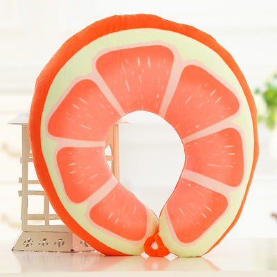 Creative Watermelon Fruit U-Shaped Pillow