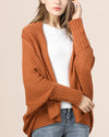 New Bat Sleeve Long Knit Cardigan Coat