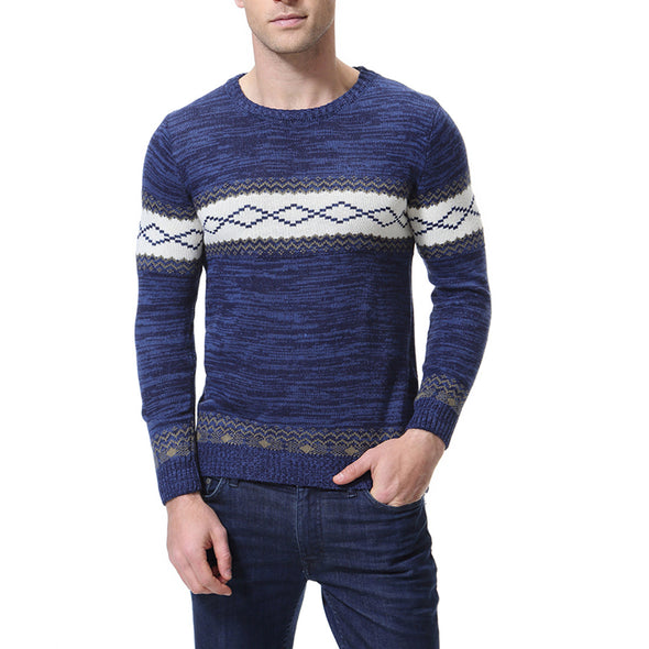 New Slim O-neck Pullover Sweater