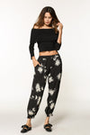 New casual print lantern pants