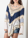 Women Long Sleeve Hollow Out Sweater