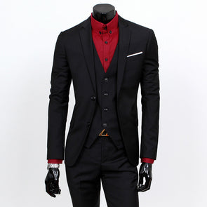 High Quality Business Casual Three-piece Suit