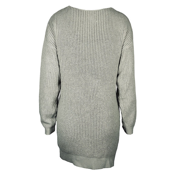 Women V-neck hot Knitted sweaters