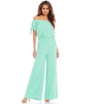 Women's off-the-shoulder jumpsuit