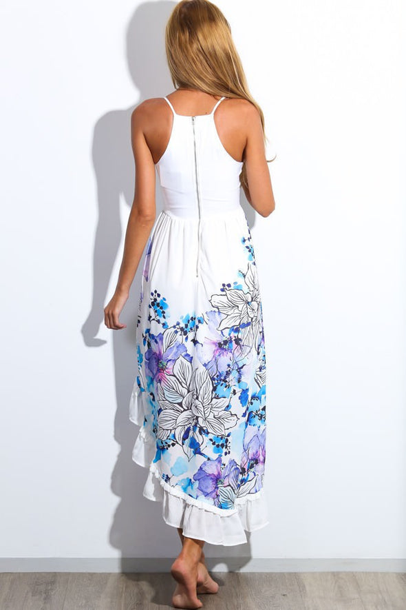 Women's Printed sSexy Eevening Dress