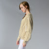 Personality Weaving Round Neck Long Sleeve Sweaters