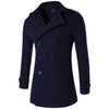 New Men's Double-breasted Epaulettes Coats