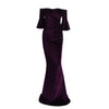 2022 sexy European and American elegant strapless V-neck party evening dress