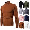 New Men's Turtleneck Slim Solid Sweater