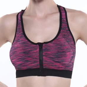 Women's Front Zipper Sports Underwear