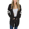 Long Sleeved Solid Color Knit Cardigan