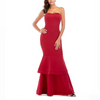 Sexy Pure Color Sleeveless Strapless Evening Dresses