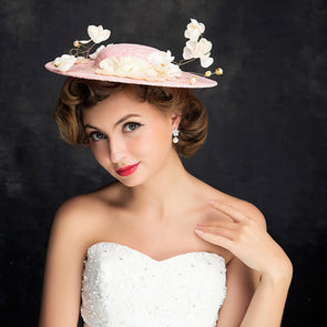New Lace Flower Fashion Top Hat
