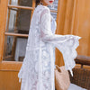 Women's Trumpet Sleeve Lace Medium Long Loose Sunscreen Cardigan