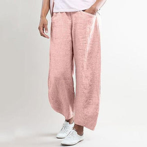 Women's Casual Solid Color Straight Pants