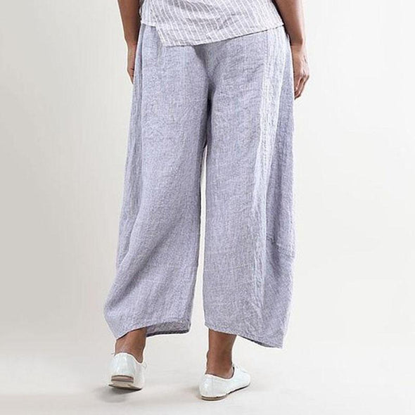 Women's Casual Solid Color Straight Pants