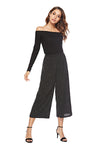 New Loose thick Cropped wide-leg pants plus size