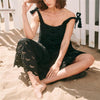 Women's Sweet Lace   Sling Dress