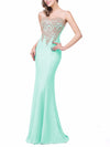 Formal See-Through Mermaid Evening Dress