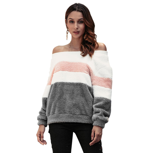 Striped Long-Sleeved Sweater