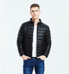 Lightweight Stand Collar Long Sleeve Zip Down Jacket