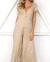 Women's Short Sleeve Jumpsuit