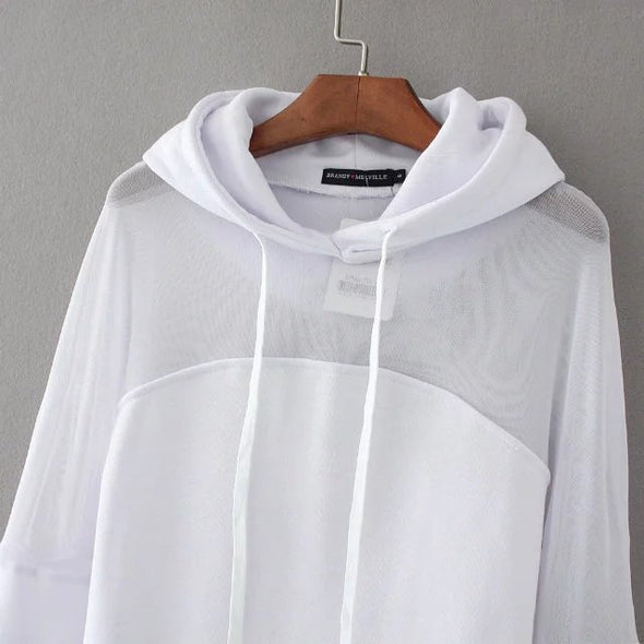 Fashion New Pure Color Long Sleeve Hoodies