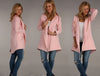 Fashion Hooded Long Sleeved Solid Color Cardigan