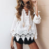 Bohemian style Embroidery Lace Blouses