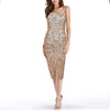 Sexy Sequins Slim Fit Evening Dress