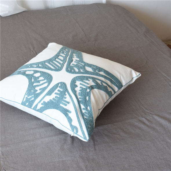 Linen Embroidered Pillow