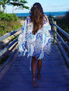 Chiffon Floral Beach Bandage Cover-Ups