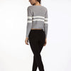 V-Neck Striped Color Matching Sweater