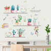 Cartoon Potted Cactus Wall Sticker