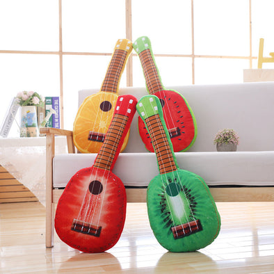 Guitar Fruit Pillow