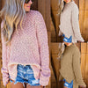 New Solid Color Loose Knit Sweater